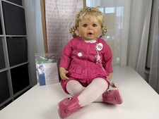 Künstlerpuppe Puppe Monika Peter Leicht Vinyl Puppe 85 cm. Top Zustand 