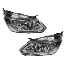 2X Scheinwerfer Chrom