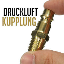 1/4" Druckluftkupplung Außengewinde mit Stecknippel Druckluftanschluss