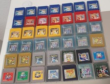 Nintendo Gameboy Pokemon Gold Gelb Rot Blau Silber Kristall