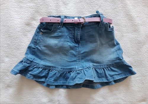 Kurzer jeansrock mit - kurzer,