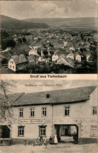 Gruss aus tiefenbach - ak,