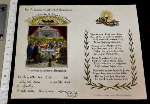 Andachtsbild holy card - andachtsbild,
