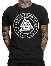 Valknut T-Shirt Fun Shirt Odin Wikinger Thor Walhalla Walküren Freya alte Götter