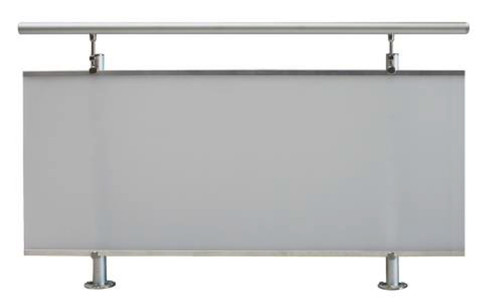 Af4 alu geländerset mit acryl - alu,
