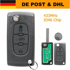 Funk Schlüssel Fernbedienung ID46 Für Peugeot Partner Citroen Berlingo Dispatch