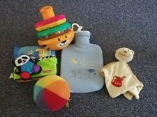 Fisher Price, Stoffbuch, Kreisel, Schnuffeltuch,Bär,Wärmflasche,Eskimo,Konvolut