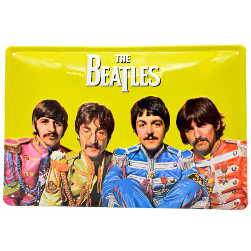 Blechschild the beatles - the,