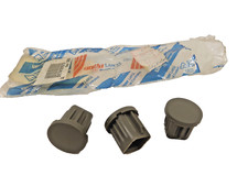 (B01) 174101673 Orig. FIAT PUNTO (176) Stopfen Hebel Sitz Vorne grau (3 Stück)