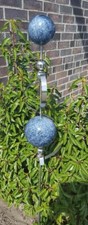 Skulptur venus blau - venus, edelstahl