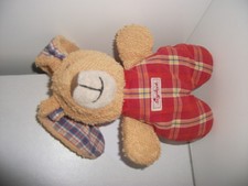 Sigikid Hase Häschen  rot kariert  20 cm Auktion 8