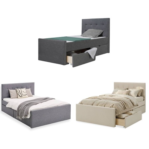 Polsterbett stoff mit - polsterbett,