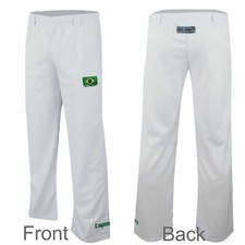BAY® Capoeira Hose weiß uni Capoeirahose Brasilien Kampfsport Pant Kleidung