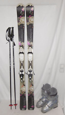 ROSSIGNOL "ATTRAXION" TOP LADY ALLROUND CARVER 154 CM + SKISCHUHE GR: 39 IM SET
