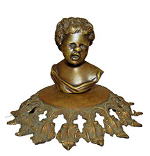 Bronzebüste weinendes - bronzebüste, „weinendes