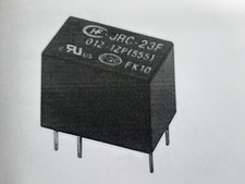 5x JRC-23F 12V 1xUM Subminiatur Print Relais 12,5x 10 x 7,5mm Platine mini klein