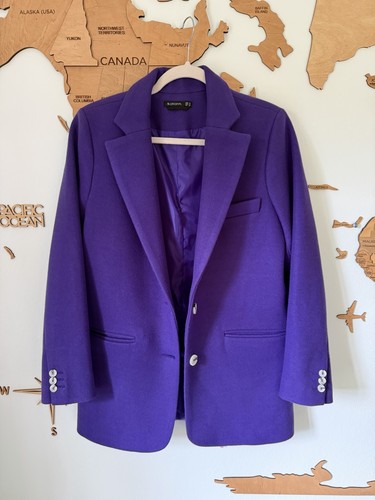 Luxuriöser woll blazer - 💜, woll-blazer