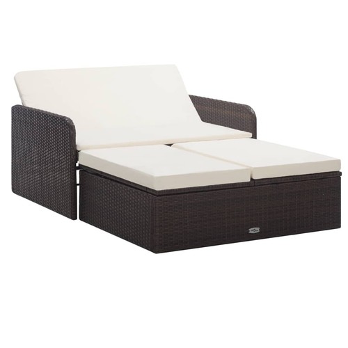Polyrattan garten lounge set - lounge,