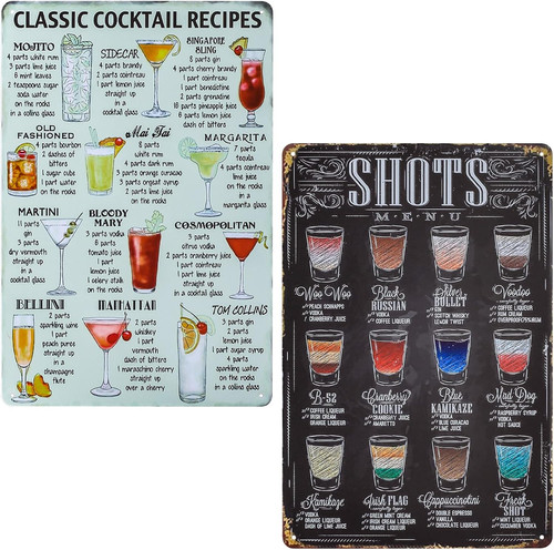 Cocktailschilder stück - cocktailschilder,,