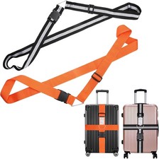 2 Stück Koffergurt Kreuzgurt