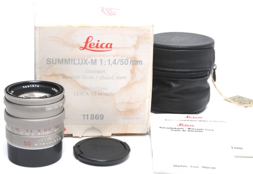Leica 50 summilux m - m, 1.4/50