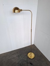 Mid Century Stehlampe Messing höhenverstellbar 50/60er Jahre