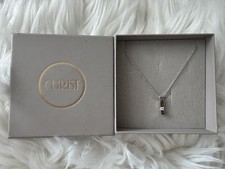 Christ Kette,Weissgold mit Diamant, neu, nie getragen, in Originalverpackung