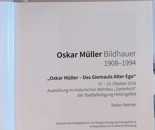 Oskar müller bildhauer - oskar, müller,
