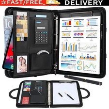 A4 Leder Schreibmappe