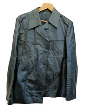 Vintage Herren Echt Leder Jacke Gr. 27 Lederjacke schwarz echtes Leder