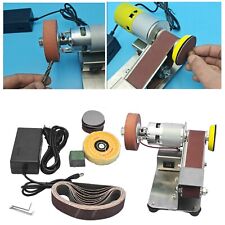 Bandschleifer Mini Schleifmaschine Polierschleifmasche für Messer Holz 4000rpm