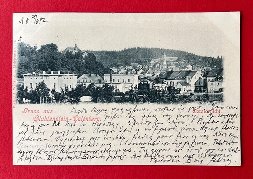 Lichtenstein callnberg 1902 - ak, lichtenstein-callnberg