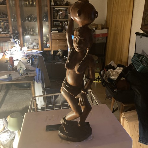 Afrikanische holzfigur 63 cm - afrikanische,