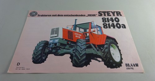 Prospekt broschüre steyr - /,