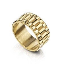 Herren Ring Gold vergoldet