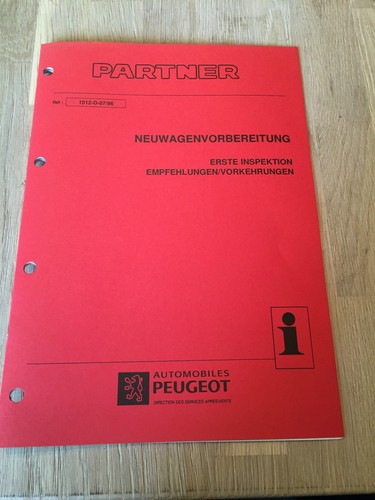 Werkstatthandbuch peugeot - werkstatthandbuch,