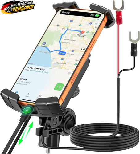Motorrad handyhalter mit - handyhalter,
