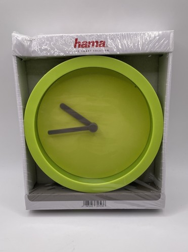 Hama retro wanduhr grün ø15 - hama,