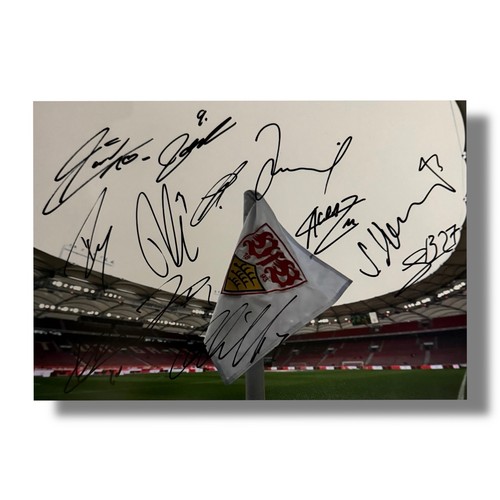Signiertes vfb stuttgart - signiertes, a4