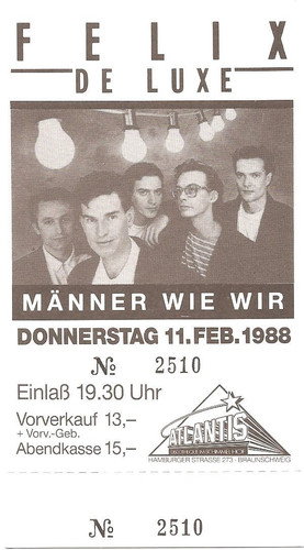Felix luxe concert 1988 - luxe,