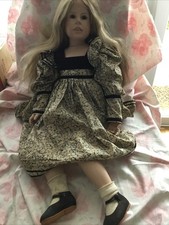 Künstlerpuppe WPN Hildegard Günzel Vinyl Puppe 63 cm 1994