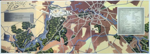 Lageplan der olympischen - lageplan,