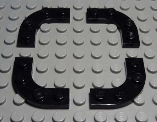 Lego platte ecke rund 1x3x3 - rund,