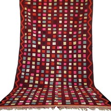 Bohemian Royalty - Lebendiger Vintage Marokkanischer Berber Teppich mit...