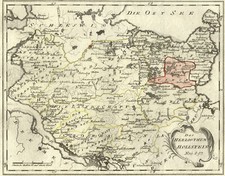 Holstein Original Kupferstich Landkarte Reilly 1791