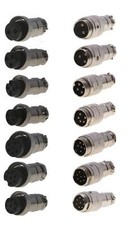 ✅Mikrofon Kupplung oder Stecker 2-8pol  Metall Ausführung z.B.für CB-Amateurfunk