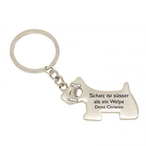 Schlüsselanhänger hund mit - schlüsselanhänger,
