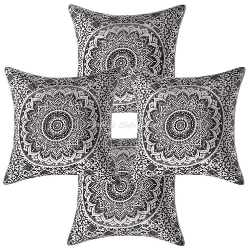Grau kissenbezug mandala gypsy - grau,