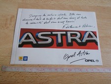 Aufkleber OPEL ASTRA