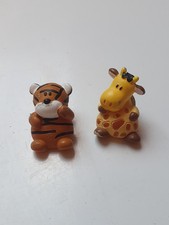 Nici Pin 2 Stück Tiger und Giraffe Anstecknadel Sammel-Figur 2,5 cm